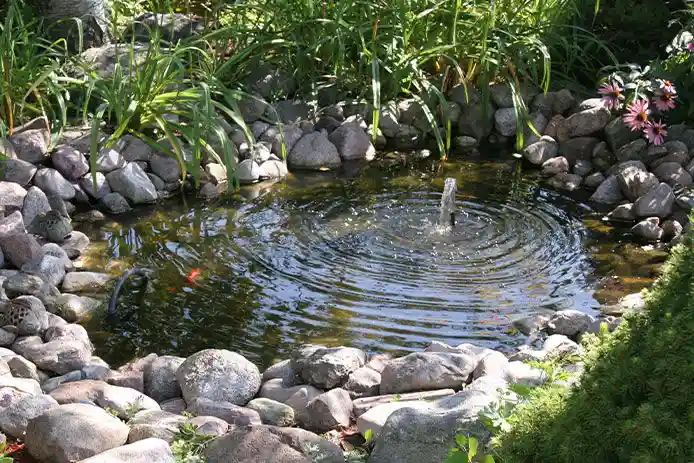 ponds and fountain installation