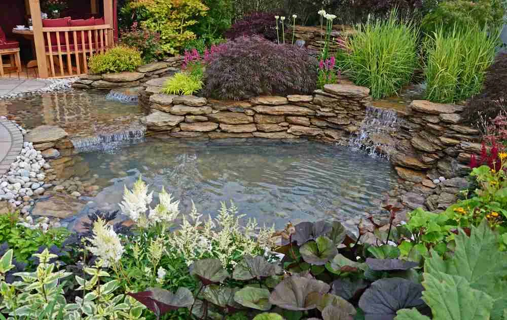 Garden pond and water feature landscaping in New Castle Delaware